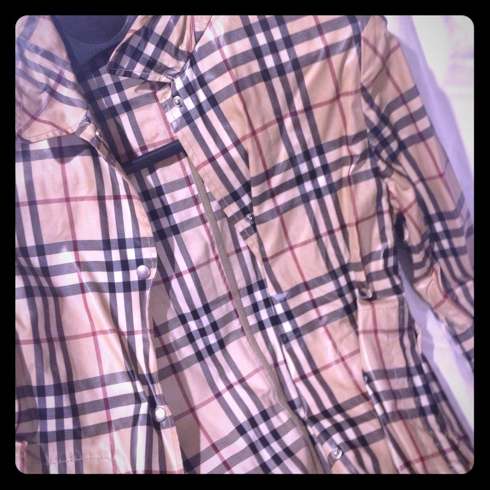 Burberry rain coat vintage